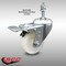 Service Caster 3 Inch SS Nylon Wheel Swivel 3/8 Inch Threaded Stem Caster with Total Lock Brake SCC-SSTSTTL20S314-NYS-381615 - alternate 3